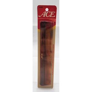 Ace All Purpose Comb Women Men Brown NEW Tortoiseshell AA033 Vintage Styling